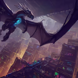 Cyberpunk Dragon #0117