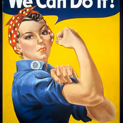 Propaganda Poster #4 - Rosie the Riveter