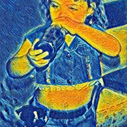 Girl with coca-cola #5