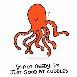 100 Grumpy Animals Card 97/100: Grumpy Octopus