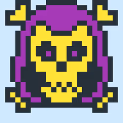Hooded CryptoSkull #2856