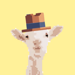 CryptoSheep with classy hat