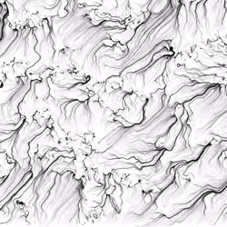 Mountains In Relief