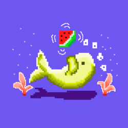 Colorful fishes pixel#21