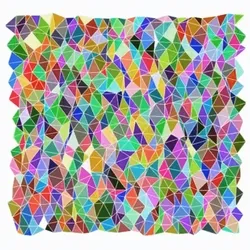 Geometric Movement #1 Neon