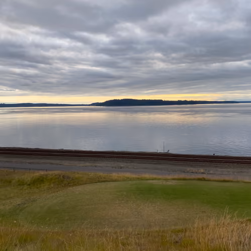 Chambers Bay Golf Course Sunset