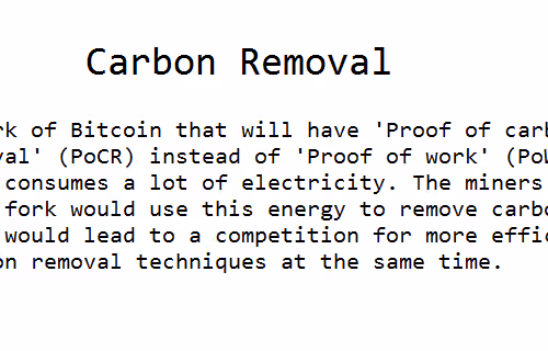 Carbon Removal
