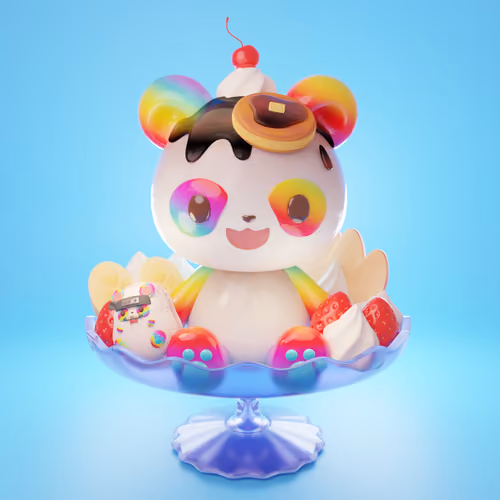 CNPcake #00105 Leelee-Rainbow1 Pancake