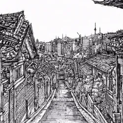 Rainy City – Seoul - Bukchon Hanok Village #31