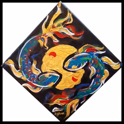 Fancy carp (Acrylic Paint)