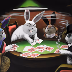 Rabbit Poker Night