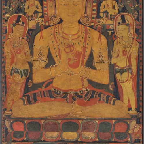 Tantric Buddha Vairochana as Vajrasattva, c. 1150–1200. Central Tibet