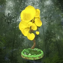 METAVERSE PLANT MEDICINE #0034: Acacia Tree by FRACTALICIA