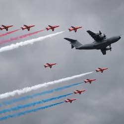 Red Arrows + A400M