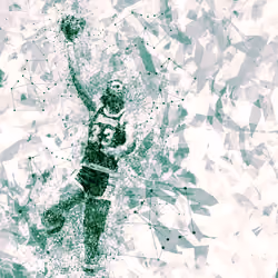 Blockchain Art #125 - Kareem Abdul Jabbar