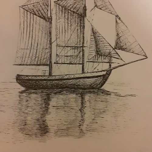 sailing.. drawing sketch by LuKa