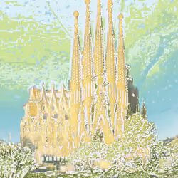 Sagrada Familia 5 by Lea Colours