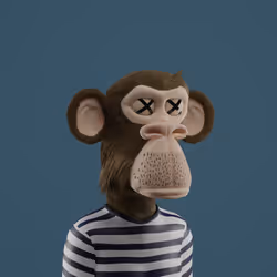 3D Bored Ape Club #302