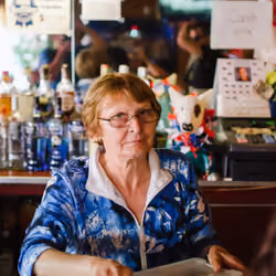 Bartender at Irene's - Greenpoint Brooklyn
