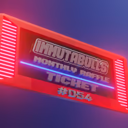 ImmutaBulls 50/50 Raffle Ticket #054