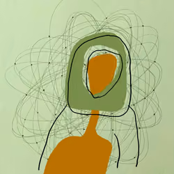 The Atomic Head Wave (green) by Karrie Ross