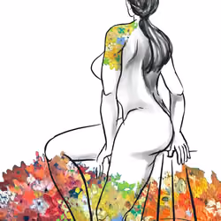 Croquis in the SquareMaze #0047 Be Flower