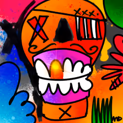 Skully Orange - Slice #68