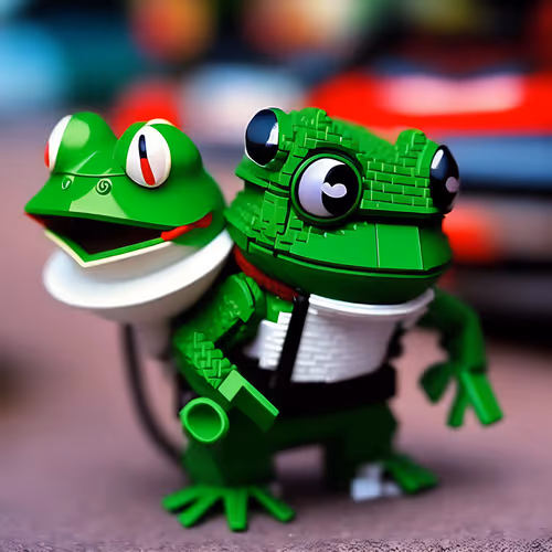 Pepe The Toy Brick Frog Mt8v2beFoK