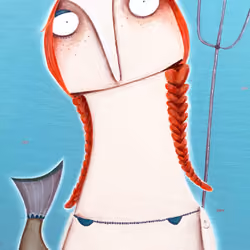 The little mermaid, zodiac sign Aquarius
