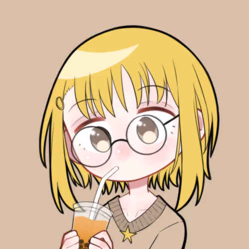 Cute Glasses Girl Chibi