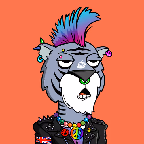 Grouchy Tiger Social Club #7206