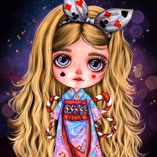 Little witch kimono #057