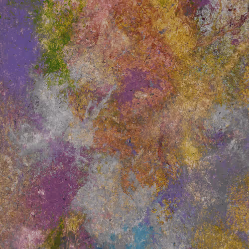 Semi randomly generated paintings - painted by roaches