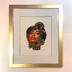 Dragonfly - Original Collage Artwork - 1 of 1