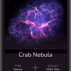 Crab Nebula, Common 1/10