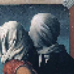 Pixel Painting #68: René Magritte - The Lovers
