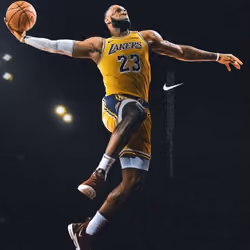 Lebron James Takes Flight