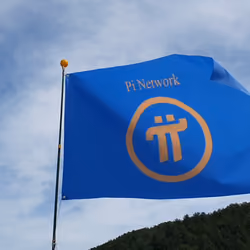 blue pi flag
