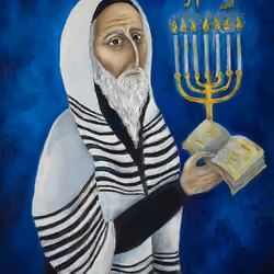 Old Rabbi on the Funeral Day of the Ninth of Av