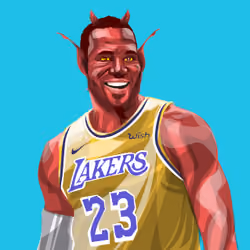Devil VII - Lebron - Blue