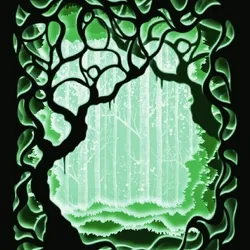The Colorful Enchanted Forest GIF