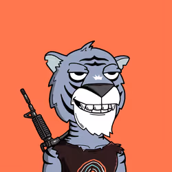 Grouchy Tiger Social Club #9768