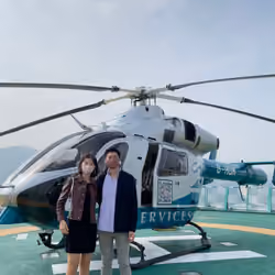 Sunny & Jeff Helicopter
