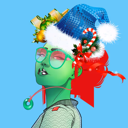Alpha Girl Club #224 - Christmas Hat