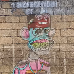 Caked Ape on the street_#1