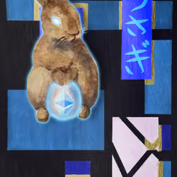 #09 Blue ETHster Bunny