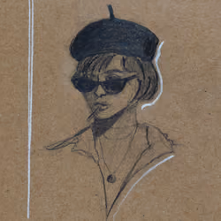 THE GIRL WITH HAT