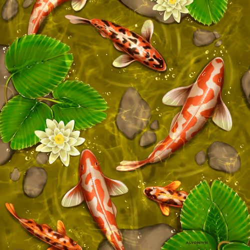Luck among the water lilies