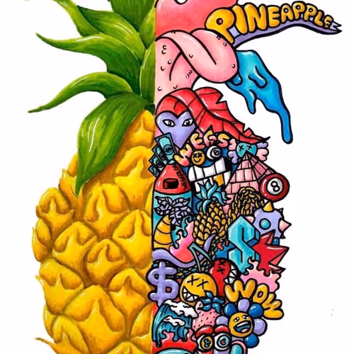 Golden pinapple