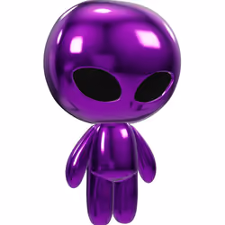 The Alien Boy 3D model - Deep Purple